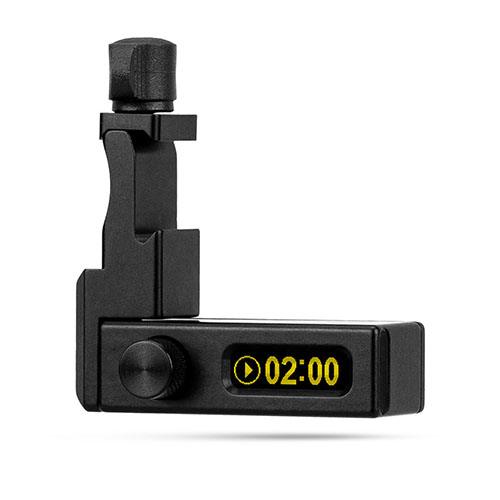 Der MDT CRUSH IT Stage Timer lässt sich individuell anpassen, bietet präzise Zeitkontrolle und ist dank MV3 Inverted 90 Mount immer griffbereit.